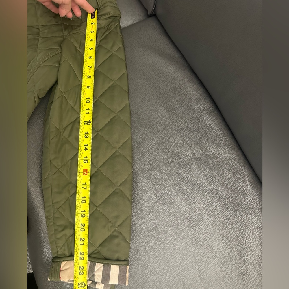 Burberry Green Quilted Jacket - Picture 8 of 9